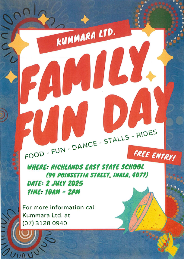 Kummara ltd family fun day flyer 2025